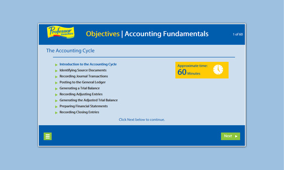 Professor Teaches Accounting Fundamentals PC requirements