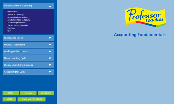 Professor Teaches Accounting Fundamentals recommended requirements