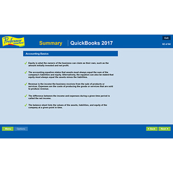 Professor Teaches QuickBooks 2017 Tutorial Set Download