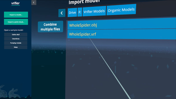 Скриншот из VRifier