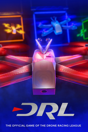 The Drone Racing League Simulator poster image on Steam Backlog