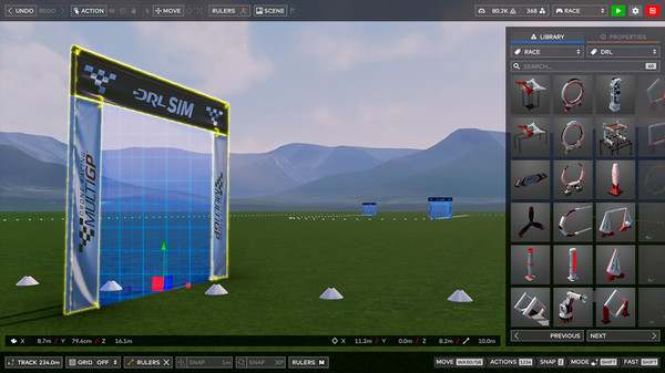 Скриншот из The Drone Racing League Simulator