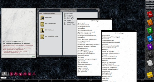Скриншот из Fantasy Grounds - Basic Magic (BRP)