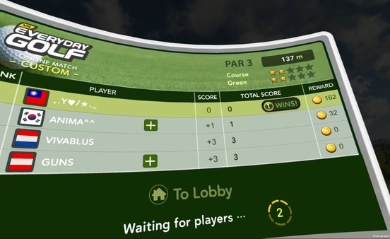 Everyday Golf VR recommended requirements