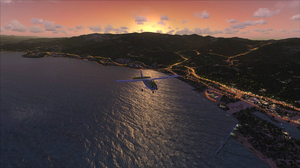 Скриншот из FSX Steam Edition: Night Environment Italy Add-On