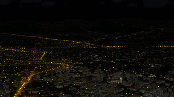 Скриншот из FSX Steam Edition: Night Environment Italy Add-On