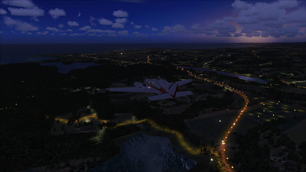 Скриншот из FSX Steam Edition - Night Environment: Norway Add-On