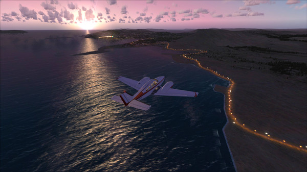 Скриншот из FSX Steam Edition - Night Environment: Norway Add-On