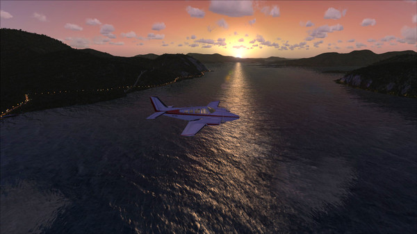 Скриншот из FSX Steam Edition - Night Environment: Norway Add-On