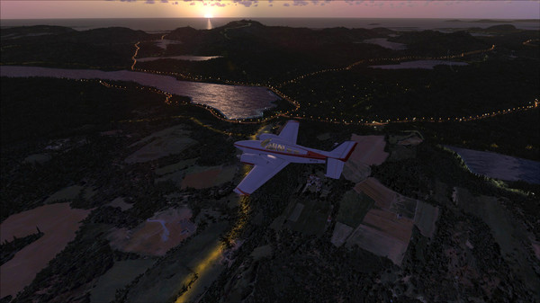 Скриншот из FSX Steam Edition - Night Environment: Norway Add-On