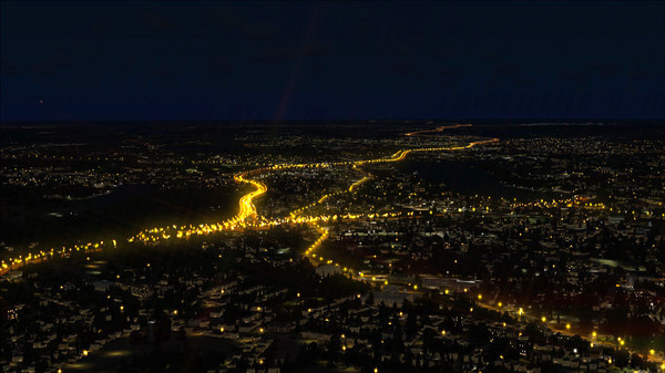 Скриншот из FSX Steam Edition: Night Environment: Sweden Add-On