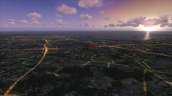 Скриншот из FSX Steam Edition: Night Environment: Sweden Add-On