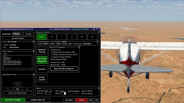 Скриншот из FSX Steam Edition: Approach Training Add-On