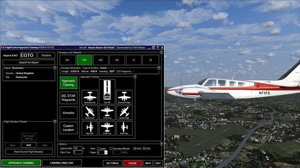 Скриншот из FSX Steam Edition: Approach Training Add-On