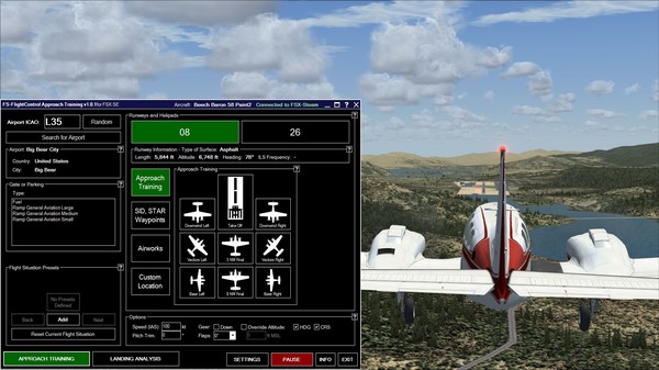 Скриншот из FSX Steam Edition: Approach Training Add-On