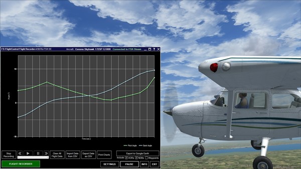 Скриншот из FSX Steam Edition: Flight Recorder Add-On