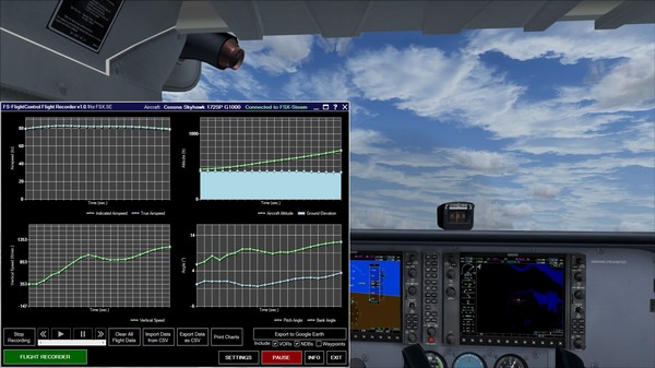 Скриншот из FSX Steam Edition: Flight Recorder Add-On