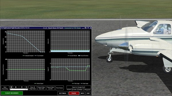 Скриншот из FSX Steam Edition: Flight Recorder Add-On