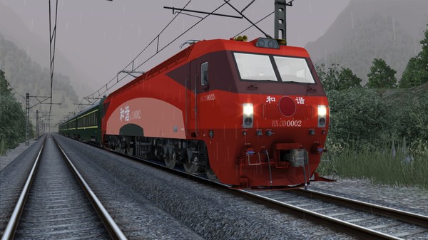 Скриншот из TS Marketplace: HXD3D Electric Locomotive Add-On