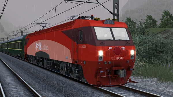 Скриншот из TS Marketplace: HXD3D Electric Locomotive Add-On