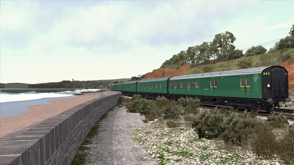 Скриншот из TS Marketplace: Maunsell 59ft Low Window Corridor Coach Pack Southern Malachite Green