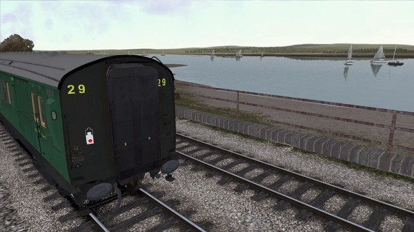 Скриншот из TS Marketplace: Maunsell 59ft Low Window Corridor Coach Pack Southern Malachite Green