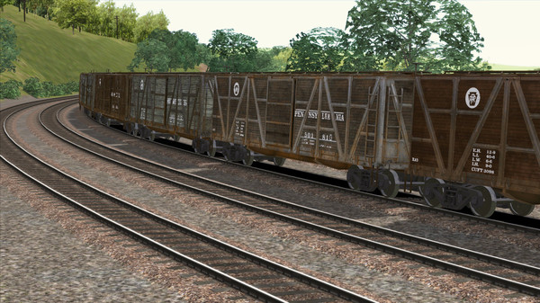 Скриншот из TS Marketplace: PRR X23 Boxcar Wagon Pack Add-On