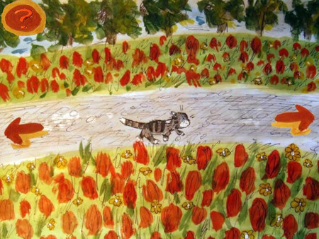 Скриншот из Kitten adventures in city park
