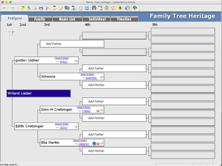 Family Tree Heritage Platinum 15 –  Mac minimum requirements