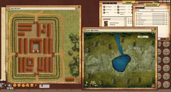 Скриншот из Fantasy Grounds - Weird Wars Rome: Wellspring (Savage Worlds)