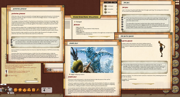 Скриншот из Fantasy Grounds - Weird Wars Rome: Wellspring (Savage Worlds)