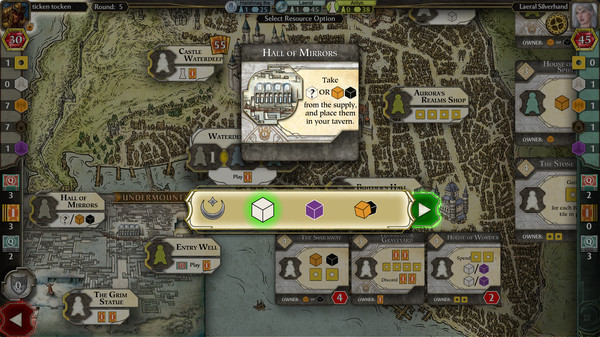 Скриншот из D&D Lords of Waterdeep: Undermountain expansion Скриншот из D&D Lords of Waterdeep: Undermountain expansion