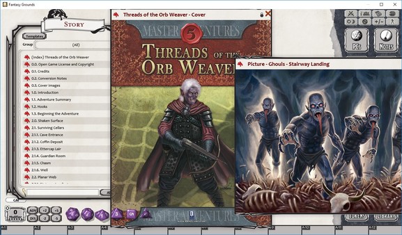 Скриншот из Fantasy Grounds - Threads of the Orb Weaver (5E)