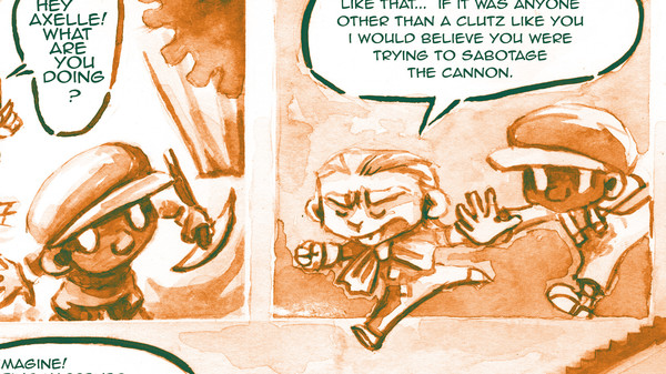 Скриншот из World to the West - Motorland Tale Comic Book