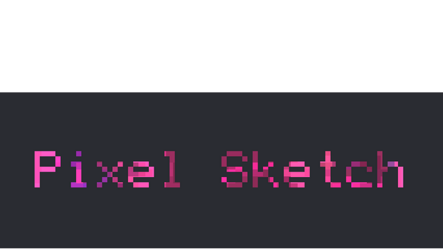 Pixel Sketch Logo