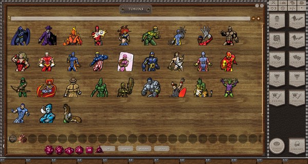 Скриншот из Fantasy Grounds - Disposable Heroes: Superhero Statix Set One (Token Pack)