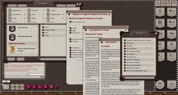 Скриншот из Fantasy Grounds - Serpents of Chaos (5E)