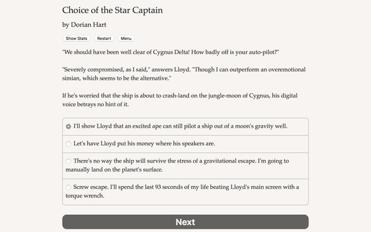 Can i run Choice of the Star Captain