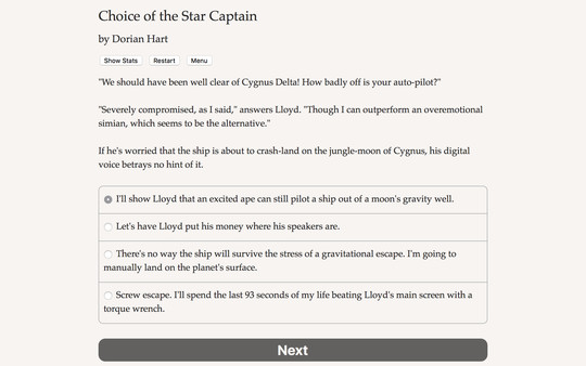 Choice of the Star Captain
