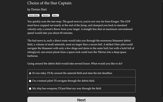 Choice of the Star Captain requirements