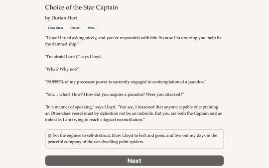 Choice of the Star Captain minimum requirements