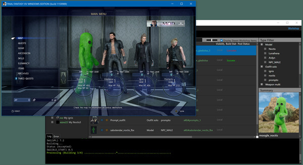 Скриншот из FINAL FANTASY XV WINDOWS EDITION MOD ORGANIZER