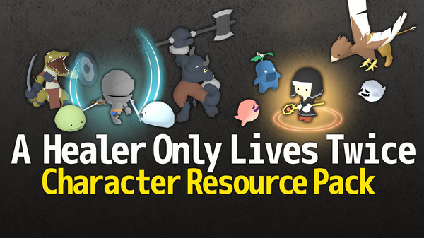 【图】SMILE GAME BUILDER A Healer Only Lives Twice Character Resource Pack(截图1)