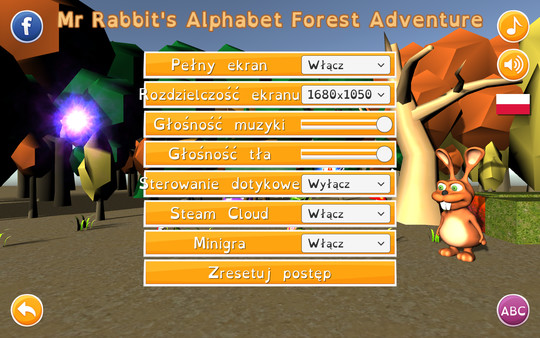 Скриншот из Mr Rabbit's Alphabet Forest Adventure