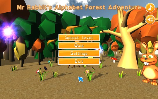 Скриншот из Mr Rabbit's Alphabet Forest Adventure
