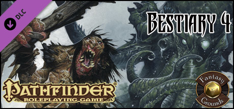 Fantasy Grounds - Pathfinder RPG - Bestiary 4 Pack (PFRPG) cover art