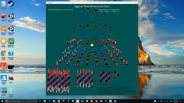 Ziggurat 3D Chess requirements