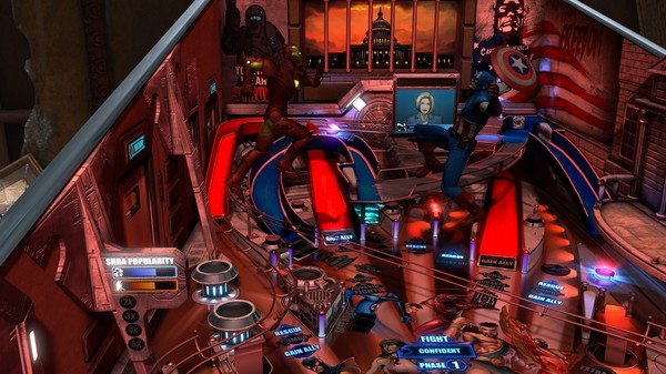 Скриншот из Pinball FX3 - Marvel Pinball: Heavy Hitters