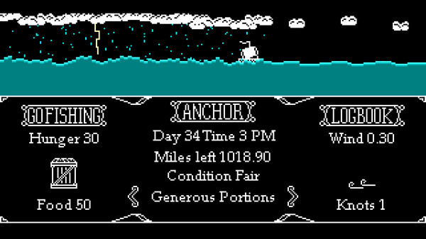 The Caribbean Sail game for Linux 1