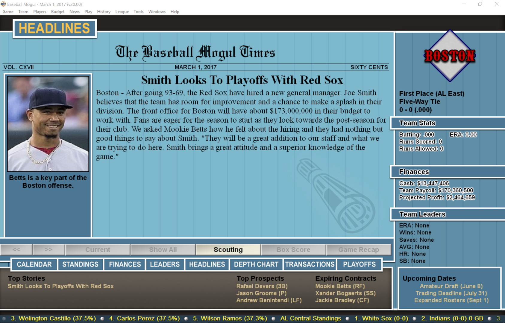 baseball mogul 2017 on